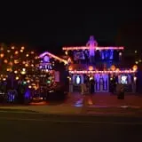 Goldenrod hotel Haunted halloween  display photo