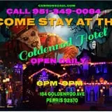 Goldenrod hotel Haunted halloween  display photo
