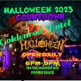 Goldenrod hotel Haunted halloween  display photo