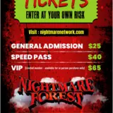 NIghtmare Forest Ticket Price