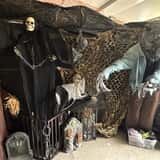 Annual haunted garage and driveway  photo