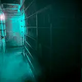 Guard's Walkway at the back of the cellblocks