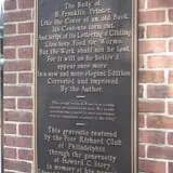 Benjamin Franklin Grave at Christ Church Burial Ground photo