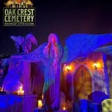 Oak Crest Cemetery Home Haunt Display photo