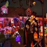 Haunted graveyard of 218 (Halloween Display for Viewing only) photo