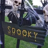 Haunted graveyard of 218 (Halloween Display for Viewing only) photo