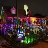 Haunted graveyard of 218 (Halloween Display for Viewing only) photo