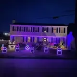 Lewis Halloween Light Show photo