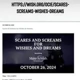 Scares and Screams for Wishes and Dreams photo