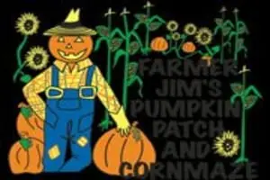 Farmer Jim's Pumpkin Patch & Corn Maze Logo