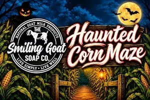 The Smiling Goat Haunted Corn Maze Logo