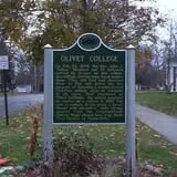 Photo by kennethaw88, via Wikimedia Commons, https://commons.wikimedia.org/wiki/File:Olivet_College_sign.jpg