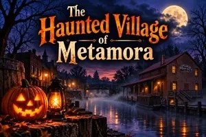 Metamora Haunted Village  Logo