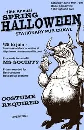 Support The National MS Society at The 10th Annual Spring Halloween Thing Pub Crawl! photo