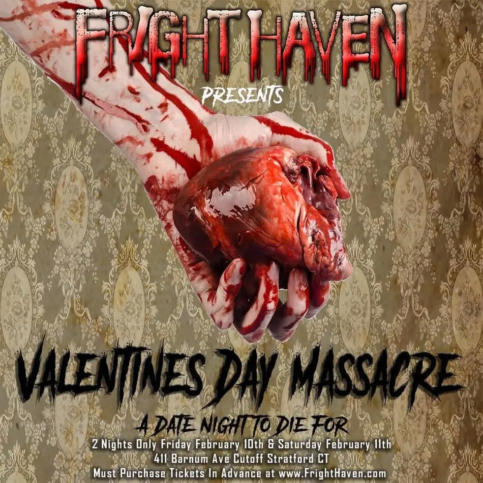 A Date Night to Die For: Take on the Valentine's Day Massacre at Fright Haven! photo