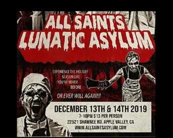 All Saints Lunatic Asylum Presents Christmas at the Asylum for Friday the 13th