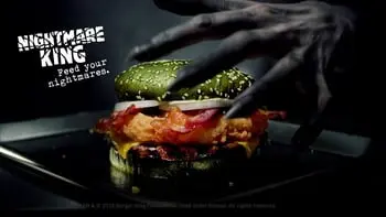Burger King Creates Halloween Sandwich Clinically Proven to Induce Nightmares 