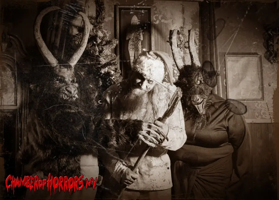 Chamber of Horrors NY is bringing back A Very Scary XMAS, their exclusive Christmas-themed Haunted House!
