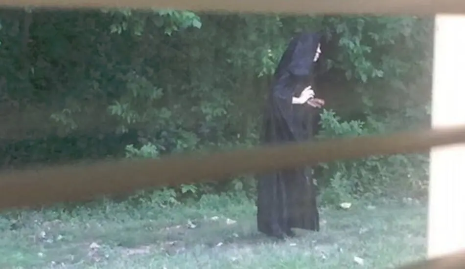 The Not-So Mysterious Story Behind Cloaked Figure in Gastonia North Carolina photo
