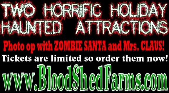 'A Creepy Christmas' Coming to BloodShed Farms Fear Fest this December photo