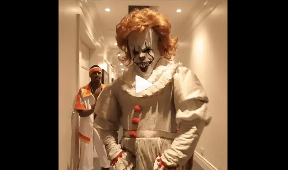 Sean 'Diddy' Comb's dressed up as Pennywise