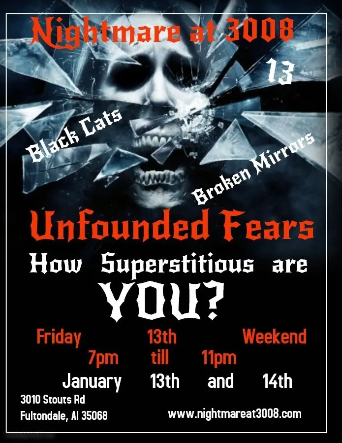Unfounded Fears: Celebrate Friday the 13th at Nightmare at 3008! photo