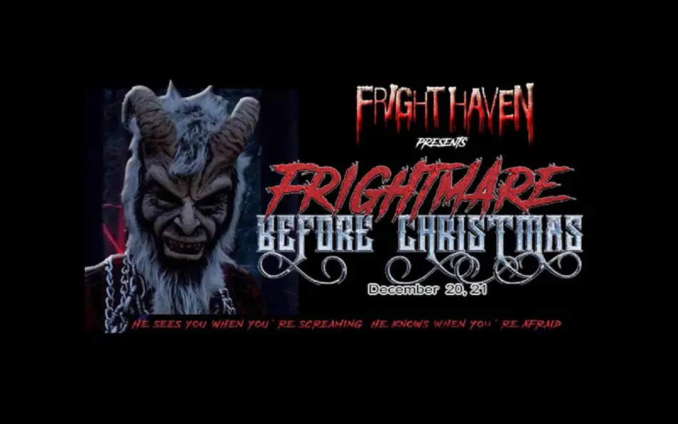 This Weekend: Experience “Frightmare Before Christmas” at Fright Haven photo