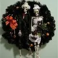 Adorn Your Door with A Frightfully Fabulous Halloween Wreath photo