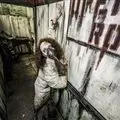 Blackwood Hospital, one of two attractions included with admission at Midnight Terror, features deranged inpatients run amok.