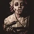 'Needles' is the name of the head nurse at Blackwood Hospital, one of two attractions included with admission at Midnight Terror.