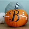 Spell something out with your pumpkins!