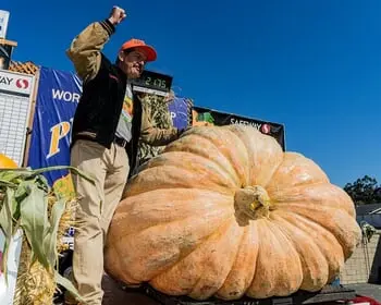 Giant Pumpkin Weighing 2,175 Pounds Sets a Record