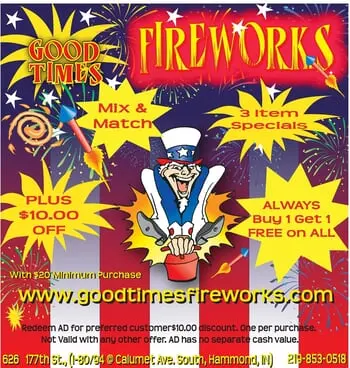Independence Day Fireworks Special Offer from Goodtimes Fireworks