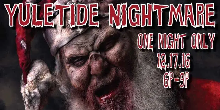 Head to Haunted Forest at Panic Point for their Yuletide Nigthmare Holiday Haunt! photo