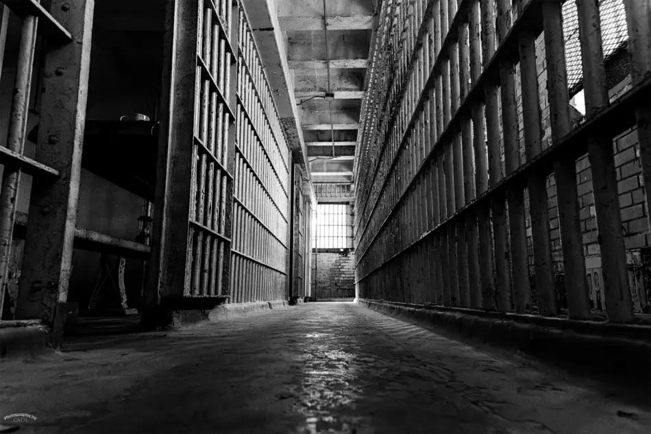 Walk the prisoner corridor of the North Cellblock.