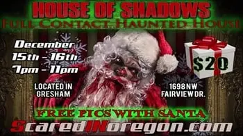 The House of Shadows Hosts 'The Darkness' Blackout Christmas Haunt