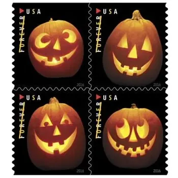 Want to Keep on Spreading the Halloween Cheer? Get Your Jackolantern Stamps from the Post Office Before They Run Out!
