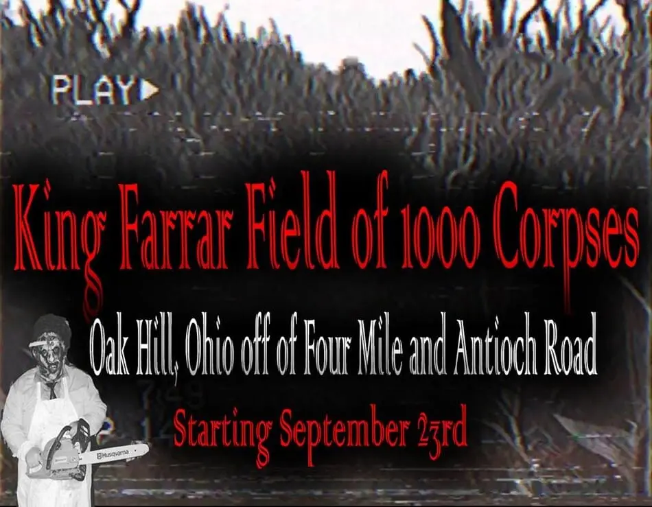 Get Ready for Heart-Pounding Fun at King Farrar Field of a Thousand Corpses this Halloween Season! photo
