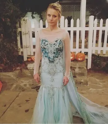 Kristen Bell Dresses Up as Elsa From 'Frozen' After Daughter Demands They Both Goes as Ice Queen for Halloween 2017