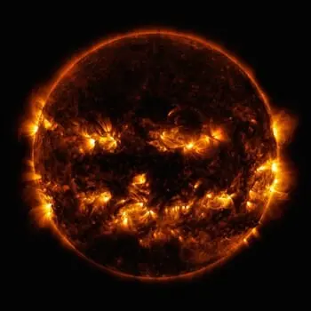 NASA Shares Image of 'Spooky' Sun