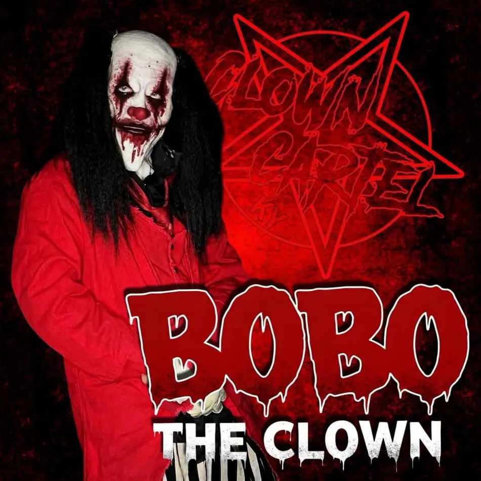 Bobo the Clown, head clown at Nightmare Forest in Brandenburg, Kentucky.