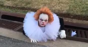 Oklahoma Teen's Pennywise Costume Becomes a Social Media Sensation