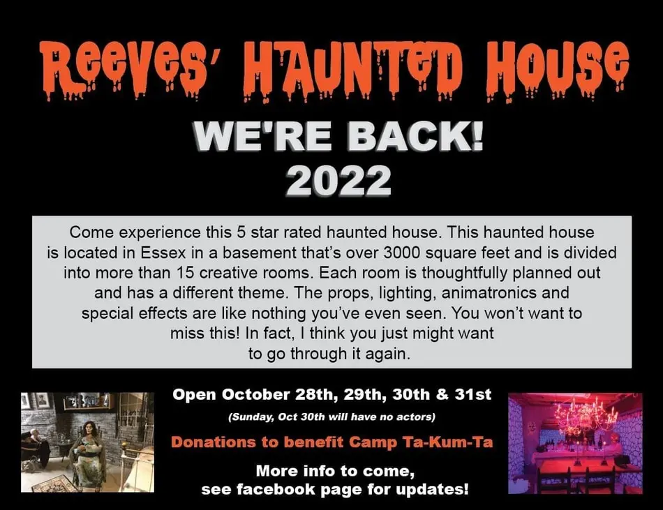 2022 Question and Answer With Reeves' Haunted House photo