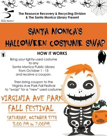 City of Santa Monica Costume Swap Now Through October 15th