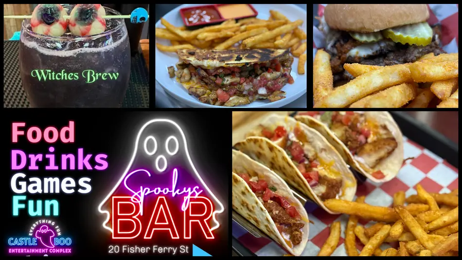 Spooky's Bar and Grill is open all year!