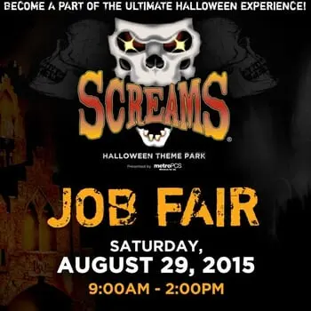 Screams Halloween Theme Park is Hiring, Have Fun Scaring Others for the 2015 Halloween Season
