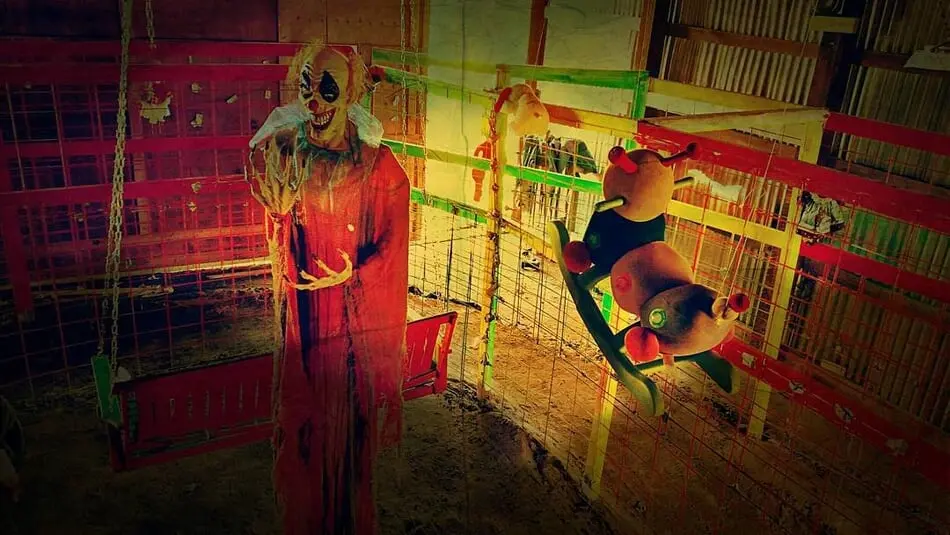 Evil Clown at Slaughter House Farm