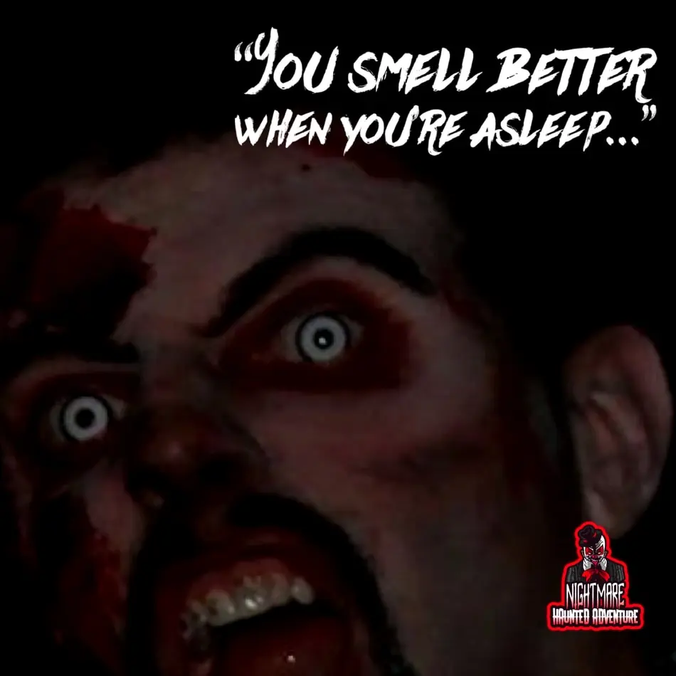'You smell better when you're asleep'...