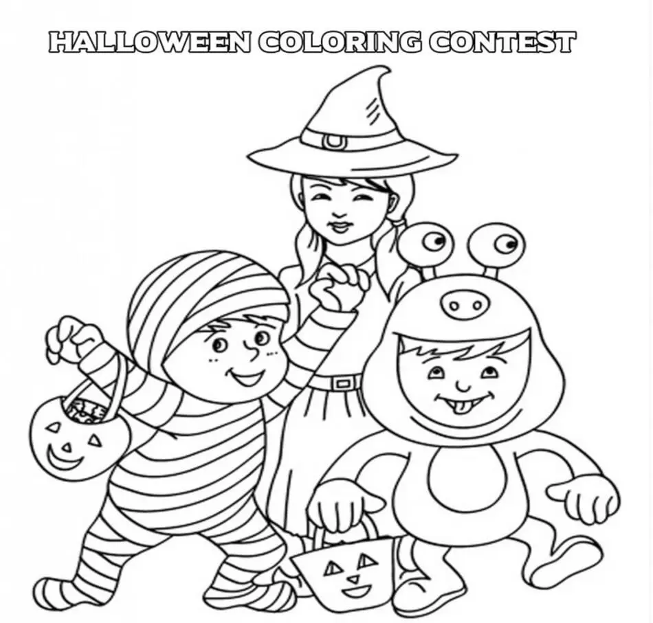 Temecula Halloween Coloring Contest for Kids photo