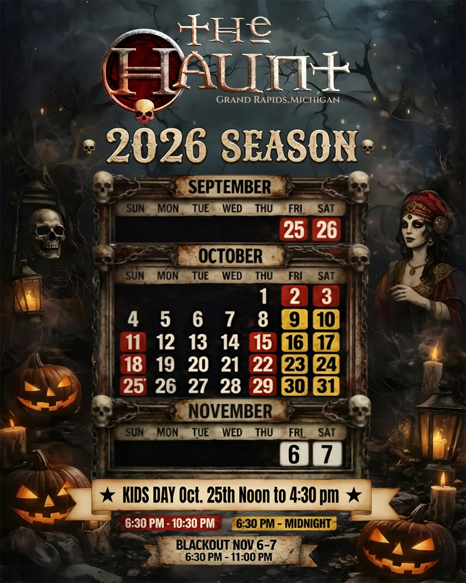 2026 The Haunt Calendar